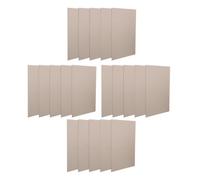MUCKLILY 20 Hojas Papel para Manualidades de Dibujo, Papel de Origami de Cartón, Marrón, Papelboard Delicado, No se Rompe Fácil, para Manualidades DIY y Grupo