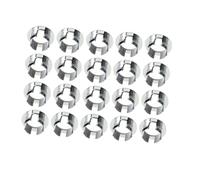 MUCKLILY 20 Piezas de Anillos Rebosadero para Lavabo de Cerámica, Tapones para Orificio de Lavabo, Accesorios para Baño y Cocina, Prácticos para Reparación y Mantenimiento Doméstico