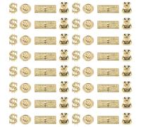 MUCKLILY 200 Unidades Nail Charms Set Mixed Metal Money Bag And Coin Nail Art Accessories For Festival Party DIY Manicure Lightweight And Easy To Apply