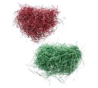 MUCKLILY 200g Caja de Obsequio Rellena de Papel Brillante para Manualidades de Papel Triturado para Cestas y Bolsas para Fiestas Navideñas y Envolver Regalos