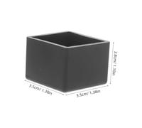 MUCKLILY 24 Piezas Protector para Patas de Silla Pads Antideslizantes y Resistentes para Muebles Fundas Cuadradas de Protección de Suelos de Uso Interior y Hogar