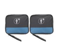 MUCKLILY 2piezas Botiquín De Primeros Auxilios Organizador Médico Portable Para Hogar Oficina Cocina y Actividades Al Aire y Ligero Kit De Emergencia Para Senderismo y Ciclismo