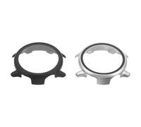 MUCKLILY 2piezas Caja del Reloj Protector de Pantalla de Vidrio Templado Compatible con Garmin Serie Estuche para Reloj de PC Color Negro