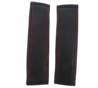 MUCKLILY 2piezas Cojines De Seguridad Para Cinturón De Automóvil De Hombro De Pu Cubiertas Transpirables Para Cinturones Compatibles Mayoría De Vehículos