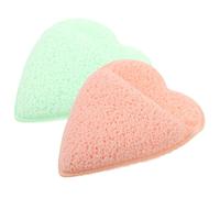 MUCKLILY 2Piezas Guante Facial Reutilizable con Esponjas de Limpieza Exfoliación y Limpieza para Maquillaje y Cuidado Facial Colores