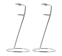 MUCKLILY 2Piezas Soporte para Batidor de Huevo Estante de Almacenamiento Inoxidable para Espumador de Leche para Cocina y Cafetería Diseño Elegante y Funcional