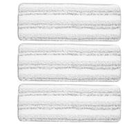 MUCKLILY 3 piezas Almohadillas de Recambio para Mopa Plana Absorbentes y Duraderas para Suelos Duros Laminado Hogares y Oficinas