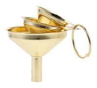 MUCKLILY 3 piezas Embudos de Cocina de Acero Inoxidable Resistentes con Diseño de Boca Ancha para Rellenar Líquidos y Sólidos Casa Reutilizables y Fáciles de Limpiar