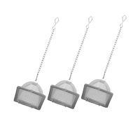 MUCKLILY 3 piezas Infusores de Té de Acero Inoxidable Filtros Pequeños para Taza Coladores con Malla Fina y Diseño Práctico para Infusión