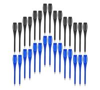 MUCKLILY 30 Lápices de Golf de Plástico Pequeños, Colores Azul y Negro, Herramienta Portátil para Puntuación en Deportes, Útiles para Práctica y Competición de Golf, Set 30 Piezas