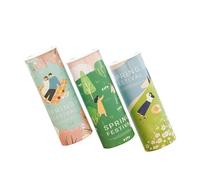 MUCKLILY 3piezas Caja Pañuelos Coche Cilíndrica Portátil Diseño Especial Caja Para Pañuelos Coche Práctica y Decorativa Para Hogar Hotel Segura y Fácil Uso