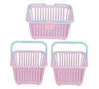 MUCKLILY 3piezas Carro Cestas Pequeñas De Asas Cesta De Almacenamiento Para Artículos Para Casa Recuerdo De Fiesta