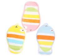 MUCKLILY 3piezas Esponjas Para Bebés Adorable De Estropajos Para Cuerpo y Eficaces Cuidado