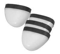 MUCKLILY 4 Piezas Protector Dedos Zapatos Cubre Puntera Plástico Ergonómico para Calzado Seguridad Reemplazable Resistente Estándar Internacional