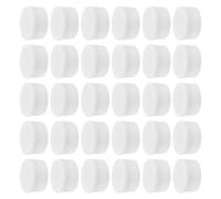 MUCKLILY 40 Rodamientos Giratorios de Plástico white para Decoración de Uñas 3D Eje Giratorio Mini de 12X13/7Mm Accesorios para Arte de Uñas DIY Pack de 40 Piezas