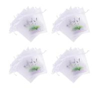 MUCKLILY 40piezas Sobres Vacíos de Malla Cordón Bolsitas para Flores Secas Aromaterapia Especias Recuerdos para Guardar Armarios Fiestas y Bodas