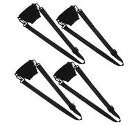 MUCKLILY 4juegos Funda Portavasos Ajustable Cuello Aislantes Copas Vino Multiuso Conveniente