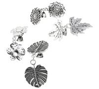 MUCKLILY 4piezas Broche Vintage para Suéter Clips de Flores para Cárdigan Hebillas para Bufanda Joyería de Clips para Mujer Accesorios de Moda para Ropa