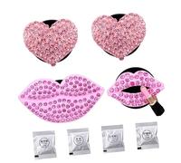 MUCKLILY 4piezas Difusor De Aroma Para Ventilación De Coche Clip Decorativo De Aromaterapia Formas Lúdicas Para Interior De Auto Perfume y Decoración Creativo Para Mujeres