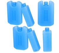 MUCKLILY 6 Piezas Paquetes de Hielo Reutilizables para Enfriar Bloque de Enfriamiento Portátil, Caja de Hielo Ventilador de Enfriamiento Adecuado para Decoración Verano y Actividades al