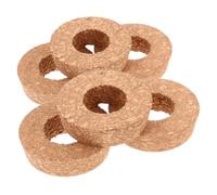 MUCKLILY 6 Piezas Tapones de Corcho Cónicos con Tapa de Vidrio Transparente para Jarrones Hidropónicos y Terrarios con Orificio Central para Macetas de Interior