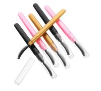 MUCKLILY 6piezas Cepillo De Silicona Para Pestañas Varitas De Rímel Aplicadores Herramienta Aplicadora De Pestañas Para Maquillaje Diario Casa o Portátil Para Viajes