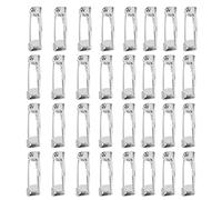 MUCKLILY Alfileres de Seguridad de Hierro 100 Piezas Broche de Imperdible Decorativo para Bricolaje Accesorios de Joyería Fijación de Ropa Tamaño Pequeño