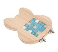 MUCKLILY Almohadilla de Enfriamiento para Jaula de Hámster y Conejos, Tapete de Madera Placa de Cuarzo, Previene el Sobrecalentamiento en Verano