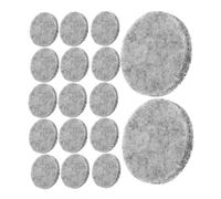 MUCKLILY Almohadillas Aromáticas De Algodón para Collares 100 Unidades Núcleo Fibra Algodón Gris Claro Recambio Difusor Aromas Esenciales Uso Diario Aromaterapia Bienestar