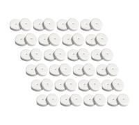 MUCKLILY Almohadillas de Espuma de Color Blanco Soporte Acolchado 100 para Pendientes que Protegen y Prolongan la Vida Útil Creación de Joyas DIY