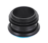 MUCKLILY Anillo de Sellado para Inodoro Negro Junta de Sellado Doméstica de Goma Resistente Brida Antirretorno para Evitar Malos Olores y Fugas Adecuado para Instalaciones y