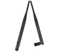 MUCKLILY Antena WiFi Omnidireccional de Plástico SMA Conector Rosca Interna Doble Banda 24 GHz y 58 GHz Alta Ganancia 5 para Router y Dispositivo Gprs Paquete de 2 Unidades