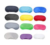MUCKLILY Antifaz para Dormir de Ojos Poliéster, 25 Piezas Multicolores, Correas Elásticas, Ligero y Lavable para Casa y Viaje