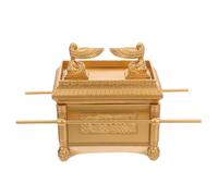 MUCKLILY Arca Alianza Religiosa Decorativa de Resina 216 X 149 X 10 CM Estatua Artesanal de Israel para Decoración de Iglesias y Mesas de Bautizo Figura Espiritual de Fe y Artesanía