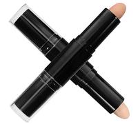 MUCKLILY Barras de Contorno E Iluminador Doble Cabezal 2 Pcs Tonos Rostro Femenino Maquillaje Facial Portátil y Uso Diario