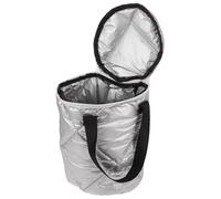 MUCKLILY Bolsa Térmica para Fiambrera Redonda de 16 CM Diámetro y 24 CM Alto Bolsa de Comida Portátil Aislante para Almuerzo Picnic y Escuela Fácil de Limpiar Ligera Asa Ergonómica