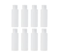 MUCKLILY Botellas de Viaje para Cosméticos 100 Ml 12 Piezas, Envases Vacíos de Pe Tapa Abatible, Resistentes y Portátiles para Loción, Champú y Gel de Baño, para Viajes y Cuidado Personal