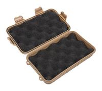 MUCKLILY Caja de Herramientas para Exteriores Resistente al Agua Golpes Contenedor Portátil de Supervivencia en Color Barro Tamaño Compacto Material PP Durable para Camping y Senderismo