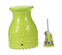 MUCKLILY Caja De Moxa De Cerámica Portátil Doble Capa, Aislante Térmico, Ligera Para Terapia De Masaje, Raspado y Moxibustión, Uso Personal y Bienestar En Casa