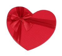 MUCKLILY Caja de Obsequio Diseño Delicado y Funcional Forma de Corazón Roja para Bodas de Papel Moño y Recuerdos para Celebración de Matrimonio