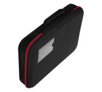 MUCKLILY Caja Organizadora de Baterías C y Asa Resistente D para Almacenamiento Seguro de Pilas de Eva Protección Reforzada AA, AAA 9v en Camping y Mochilas