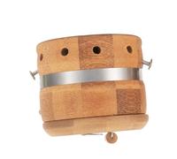MUCKLILY Caja Portátil de Moxibustión de Bambú Pequeña Quemador de Conos de Moxa para Muscular Tanque de Calor para de Moxibustión Hombros Cuello y Rodillas