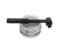 MUCKLILY Cepillo de Limpieza para Tocadiscos de Vinilo, Cepillo Limpiador de Agujas de Plato Giratorio, Gel, Antiestático, Fibra de Carbono, Negro, para Cartucho y Aguja