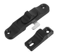 MUCKLILY Cerradura Ajustable para Puerta Corrediza de Ventana y Mosquitera, Cerrojo de Aluminio con Pestillo Deslizante, Limitador de Apertura para Seguridad Infantil en Puertas y Ventanas