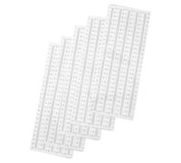 MUCKLILY Cinta Métrica Autoadhesiva Blanca con Escala Métrica 0-25 CM 50 Unidades de Regla Adhesiva para Banco de Trabajo Medición Precisa en Carpintería Pintura y Dibujo Técnico