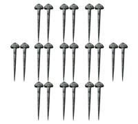 MUCKLILY Clavos de Herradura Compactos y Portátiles, 50 Clavos de Hierro para Equipo de Caballos Pequeños en Establos Ecuestres