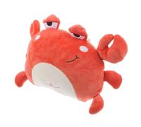 MUCKLILY Cojín De Cabeza De Cangrejo De Peluche Para Coche Almohada De Soporte Cervical Decoración Interior Divertida y Cómoda Para Automóviles Uso Estaciones
