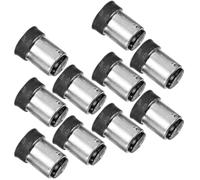 MUCKLILY Convertidor de Portalámparas B15 a E14 Adaptador de Base de Tornillo Negro Resistente a Altas Temperaturas 120°C Paquete de 10 Piezas Adecuado para Cocina Dormitorio y