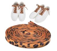 MUCKLILY Cordones Planos Estampado Duraderos para Zapatillas Deportivas y Botas Repuesto para Adultos con Diseño Animal Elegante