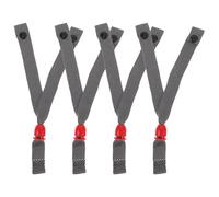 MUCKLILY Correa de Barbilla para Casco de Seguridad en Forma Ajustable con Botón 4 Piezas Accesorio para Casco de Construcción Sujeción Firme y Cómoda para Uso Industrial